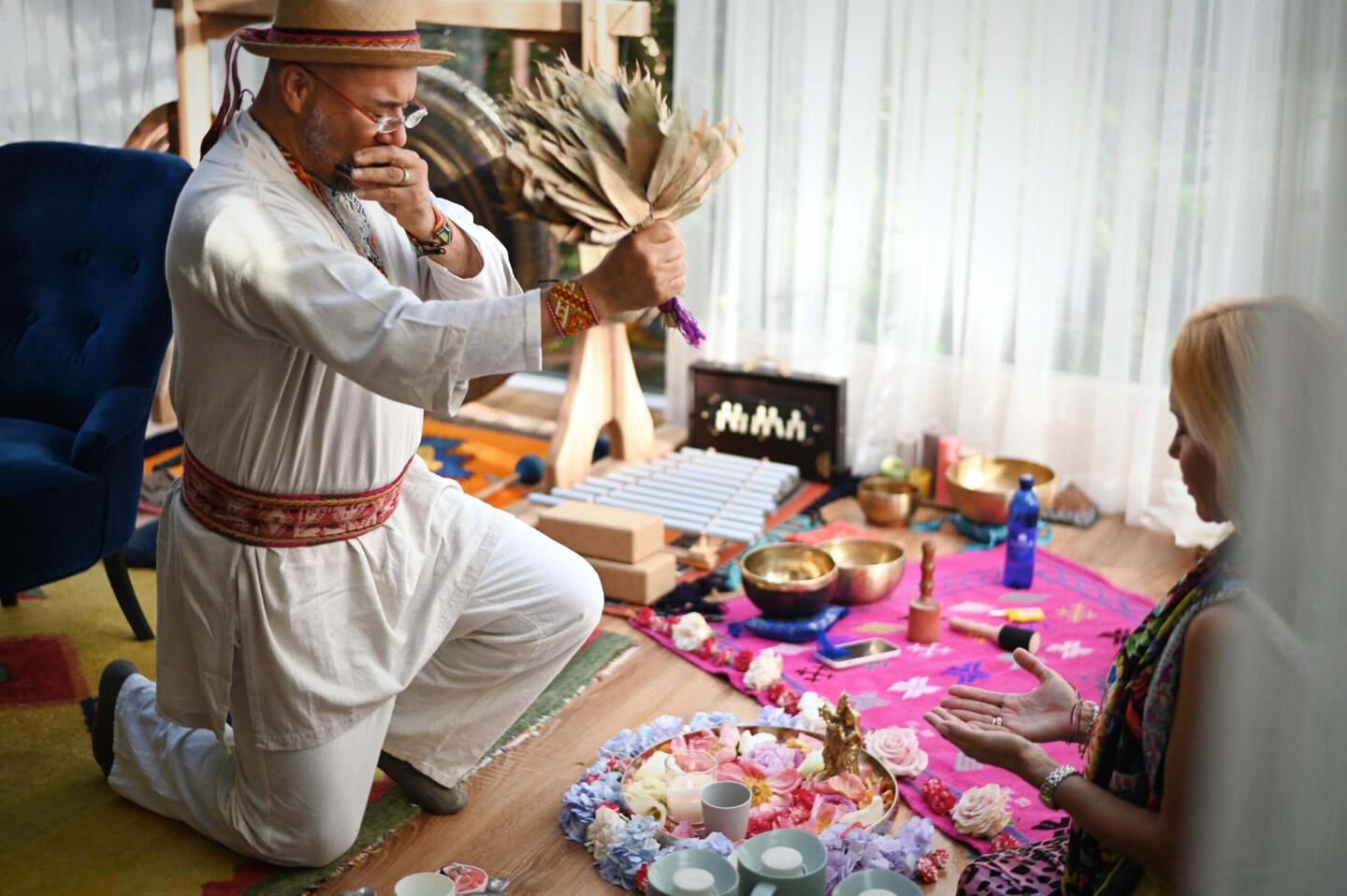 Šamaniskā ceremonija House of Devi studijā